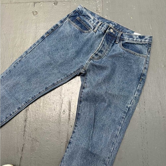 MNML Blue Skinny Jeans Stonewashed Denim - Picture 3 of 7